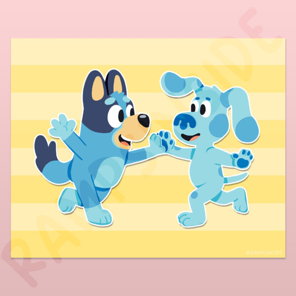 Cluey 10x8in Archival Print