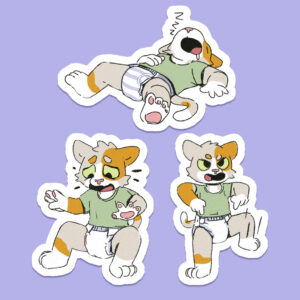 Damp Pamps Ramps 3in Sticker
